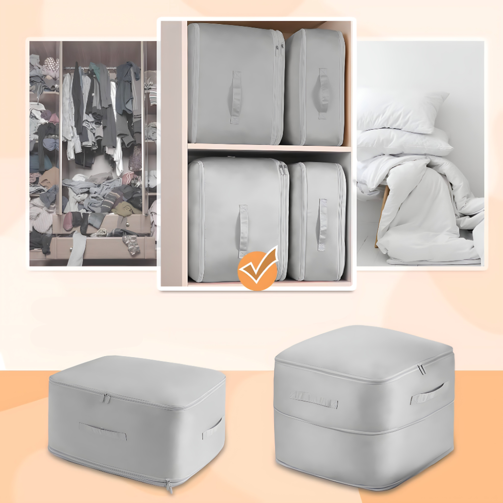 EasyPress™ Kompresiona Torba – 50% Više Mesta, Bez Pumpi, Samo Pritisni