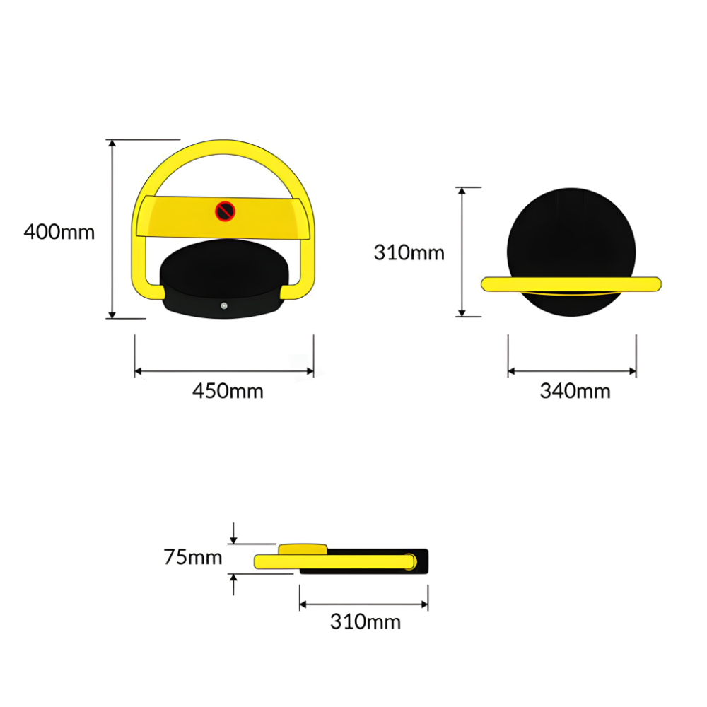 detaljne dimenzije barijere