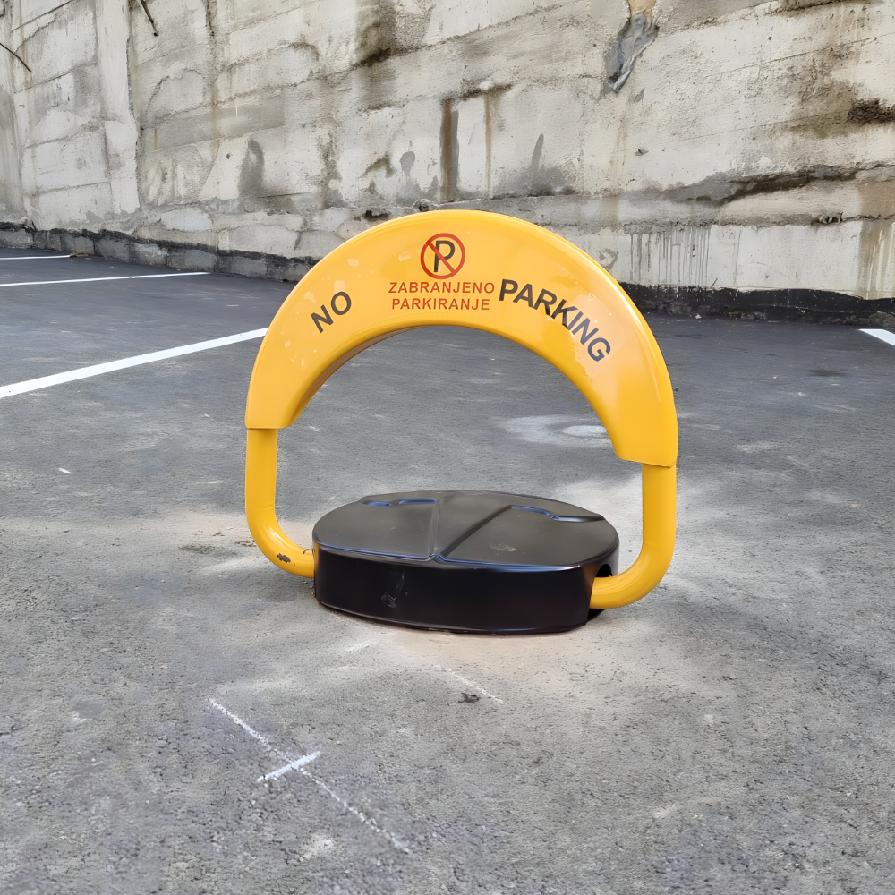 obezbedjeno parking mesto barijerom na vasem omiljenom parkingu