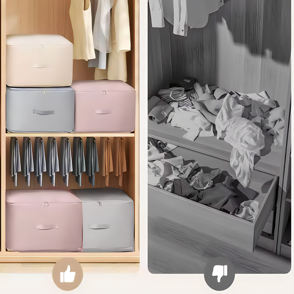 EasyPress™ Kompresiona Torba – 50% Više Mesta, Bez Pumpi, Samo Pritisni